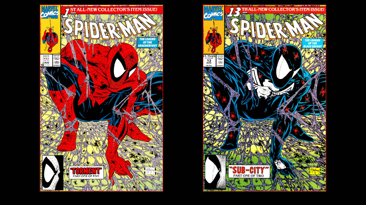 Spider Man Desktop Wallpaper Todd Mcfarlane By 8bitsuperheroes