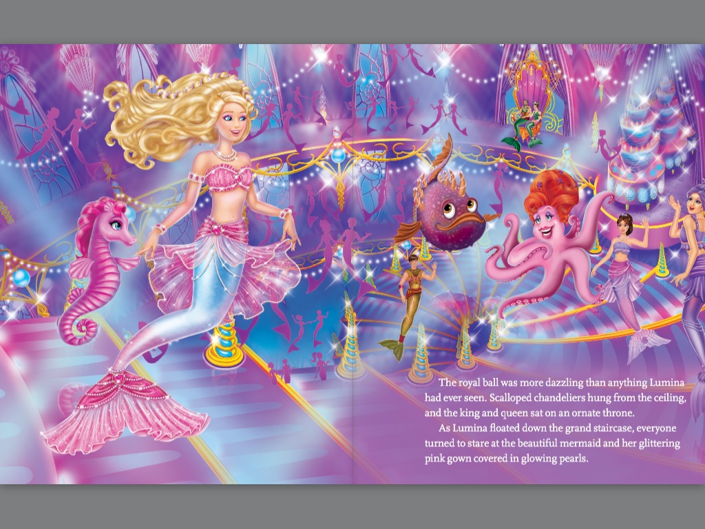 Barbie Pearl Princess Book And The