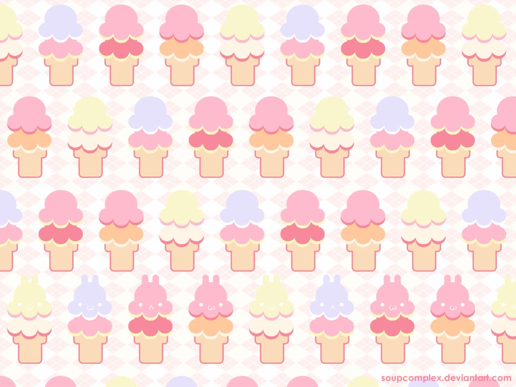 Cute Ice Cream Desktop Background Fruits Wallpaper HD