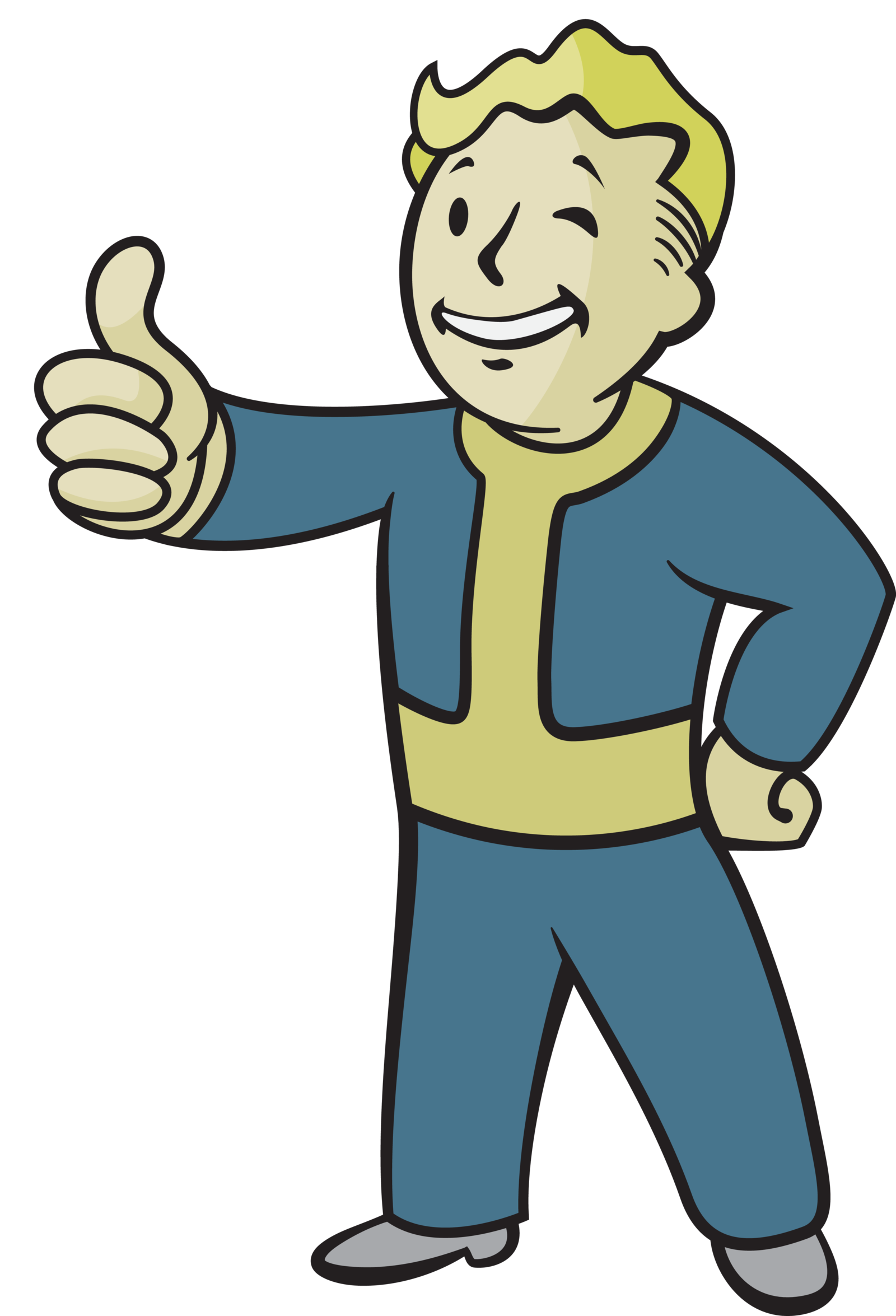 Vault Boy The Mascot For Series And Seen Regularly In Games