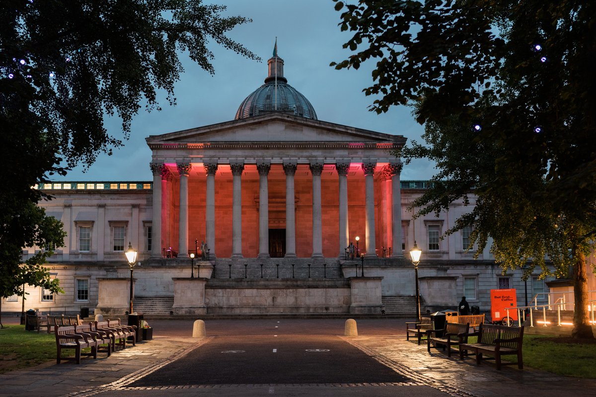 Ucl On We Were Proud To Light The Portico Purple Last