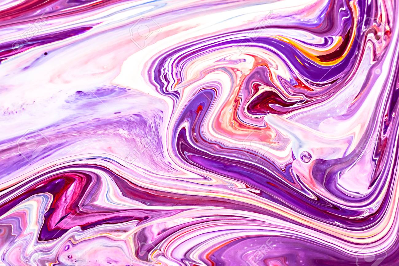 Abstract Background With Acrylic Liquid Textures Modern Artwork
