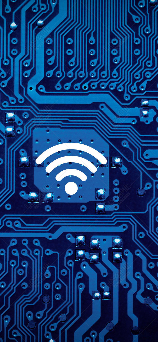 Lovepik Wifi Chip Mobile Phone Wallpaper Image
