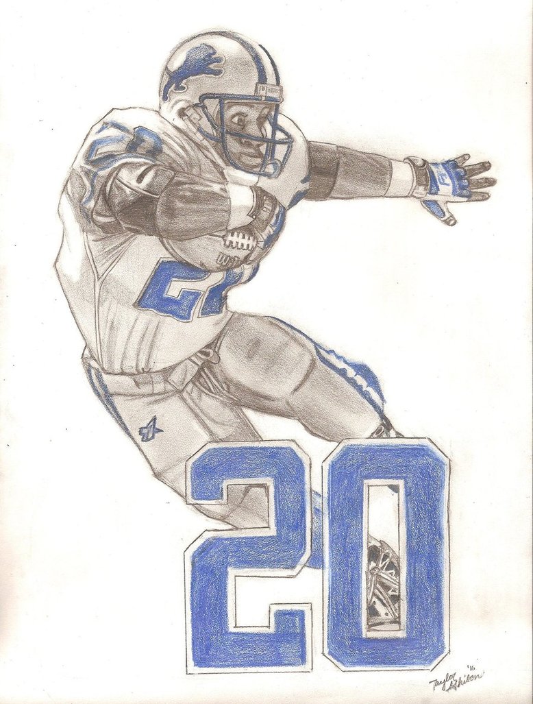 Barry Sanders By Cowgirlspirit