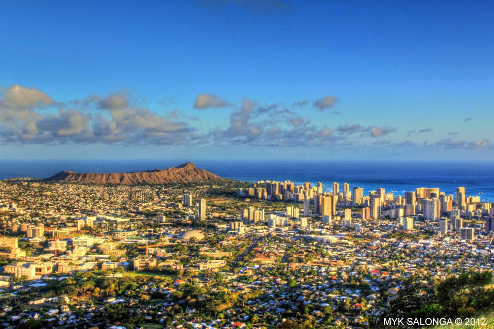 Iconic Honolulu Skyline Hawaii Pictures