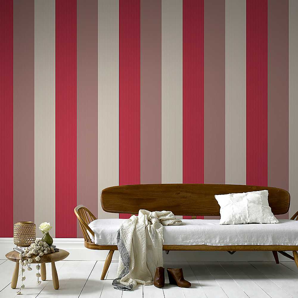 Stria Wallpaper By Graham Brown Red Look Again