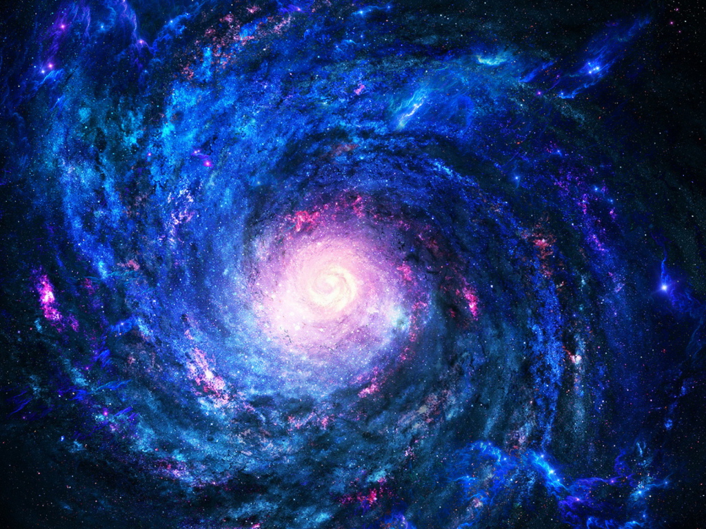 Starry nebula Desktop wallpapers 1024x768