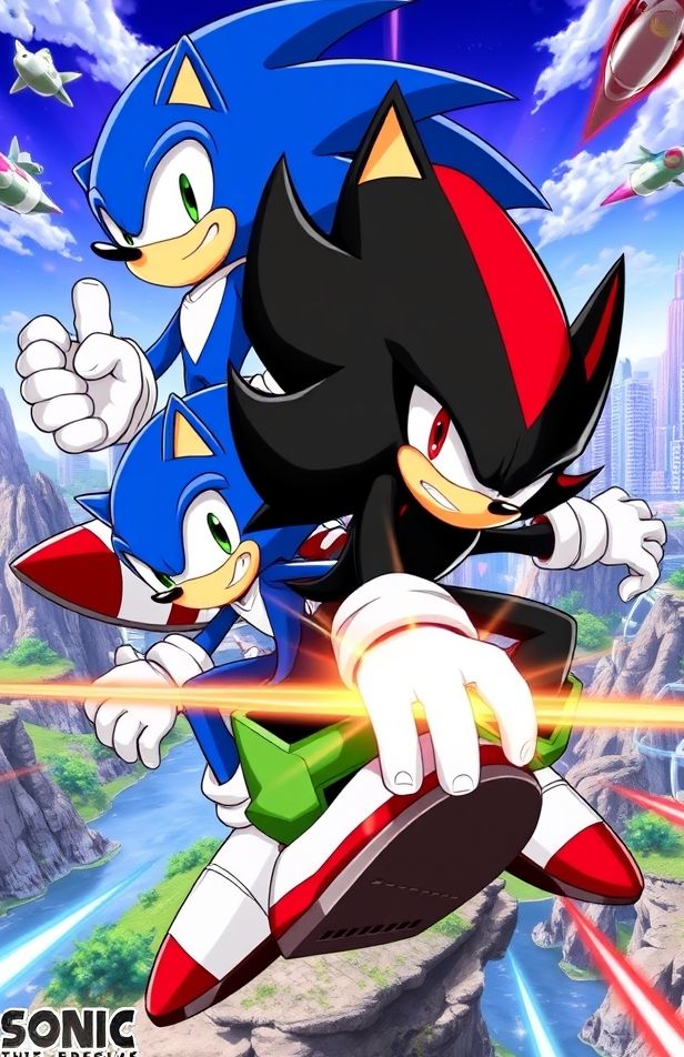 Sonic Shadow And Silver Wallpaper