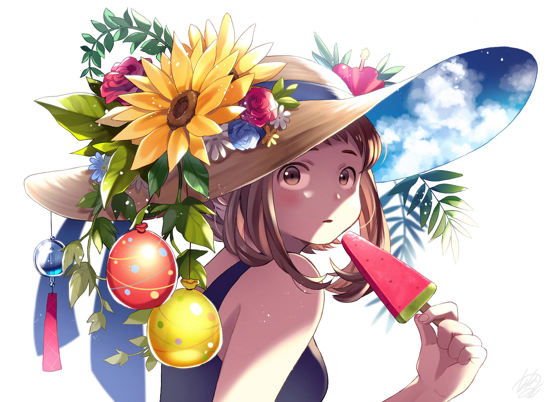 Ochaco Uraraka Summer Look V8m4lkvkgfo98qrf Wallpaper
