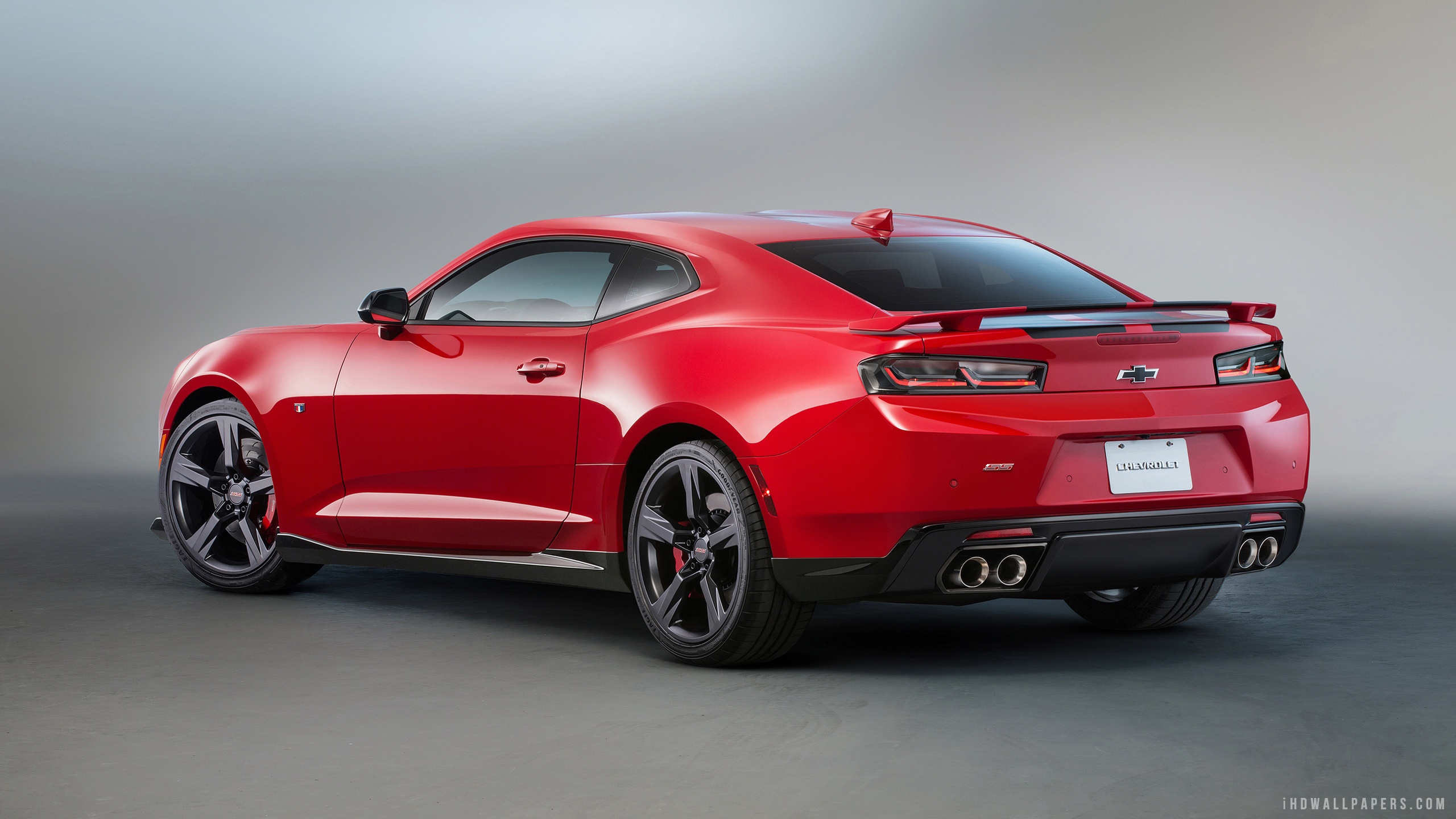 Chevy Camaro Red And Black Accent HD Wallpaper IHD