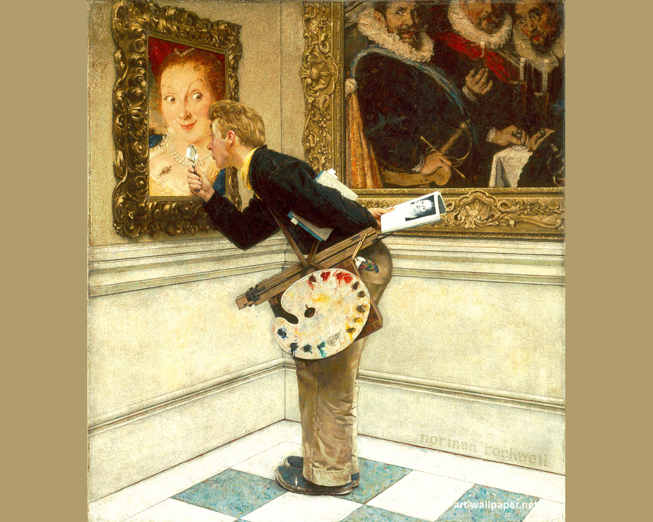 Norman Rockwell Wallpaper Paintings
