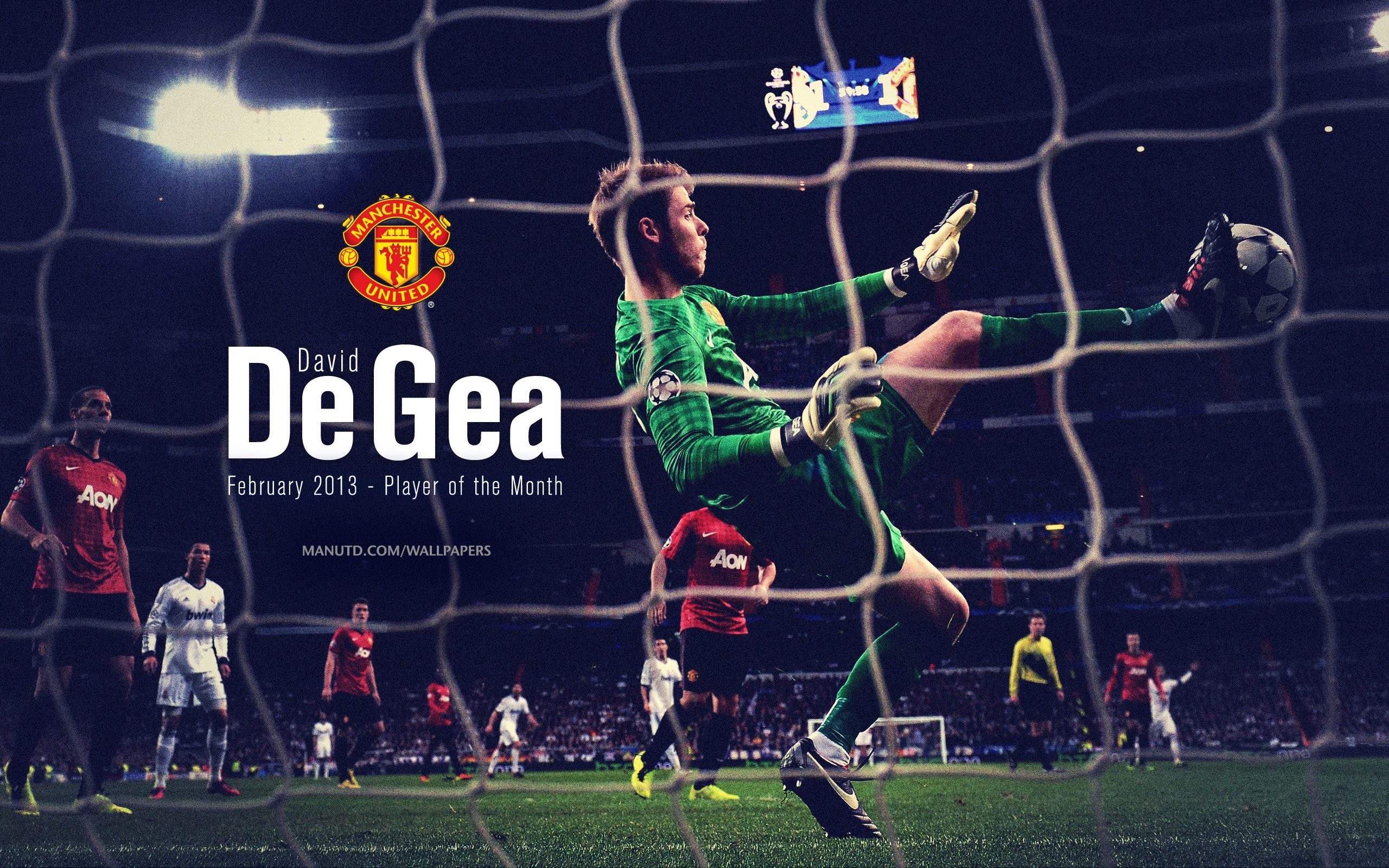 David De Gea Goalkeeper Wallpaper Football HD Background