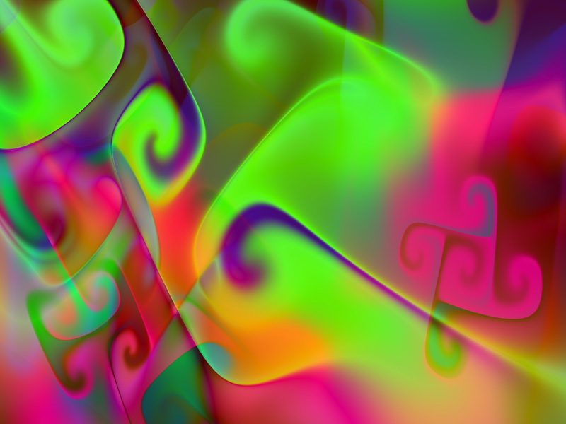 Fractal Art By Vicky Luminous Wallpaper
