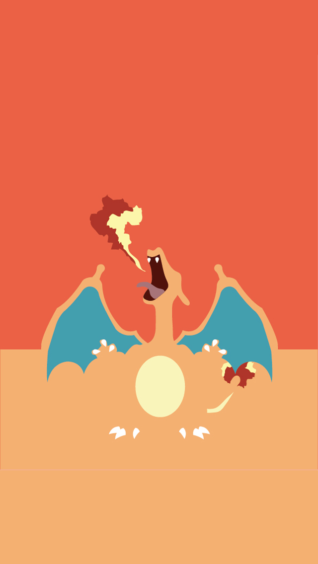 Pokemon Fire iPhone 5 Wallpaper 640x1136