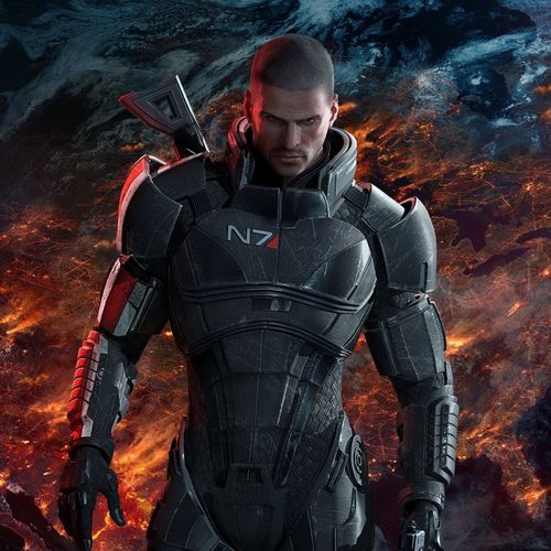 Mass Effect Shepard Wallpaper For iPhone