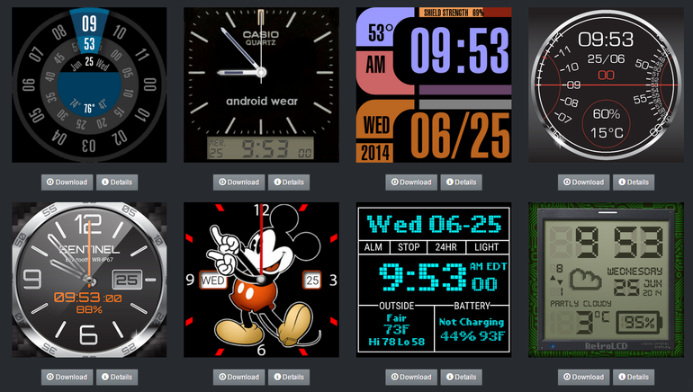 Behold An Endless Supply Of Custom Watch Faces For Your Android Wear