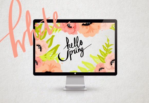 Hello Spring Desktop Wallpaper Cocorrina