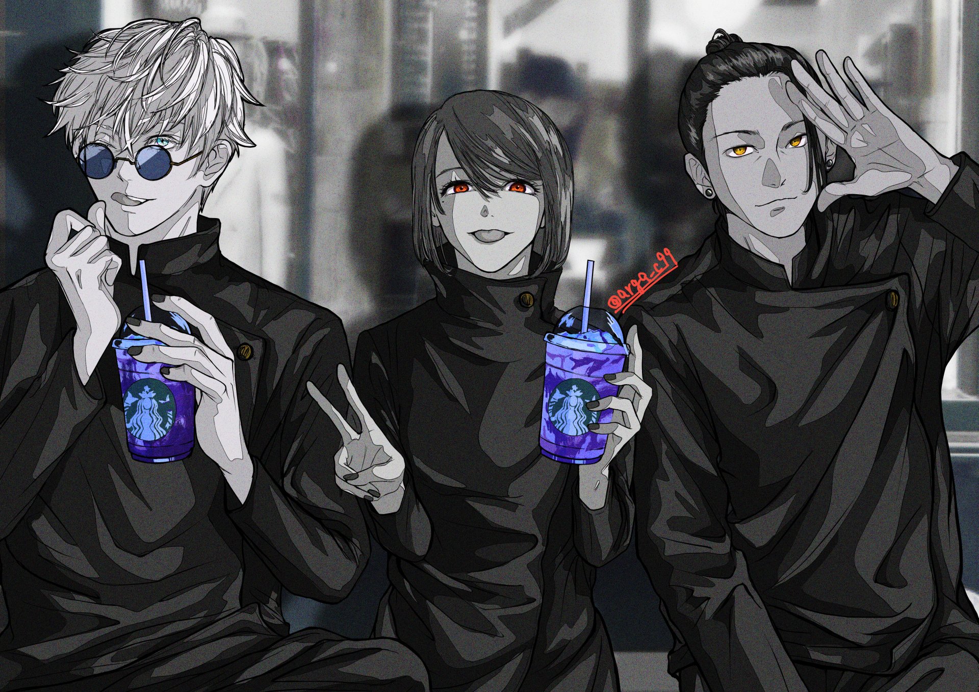 Jujutsu Kaisen Trio Wallpaper