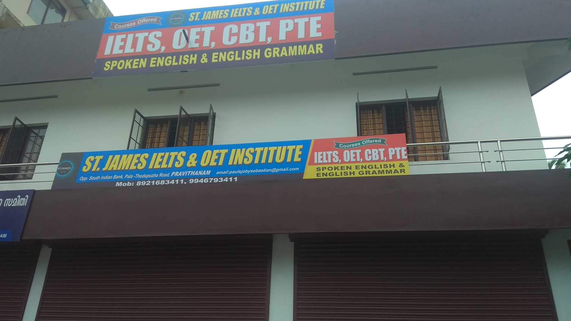 St James Ielts Oet Institute Pravithanam Institutes For