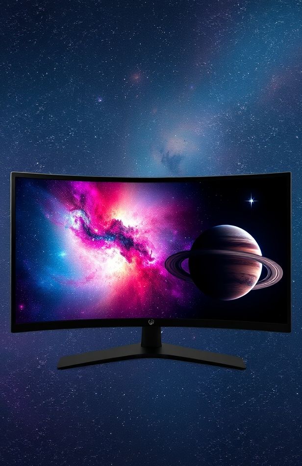 Dual Monitor Space Wallpaper