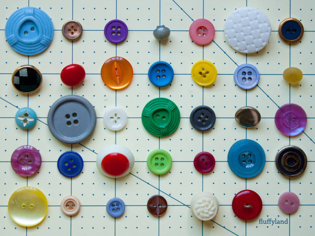Desktop Wallpaper Vintage Buttons Fluffyland Craft Sewing