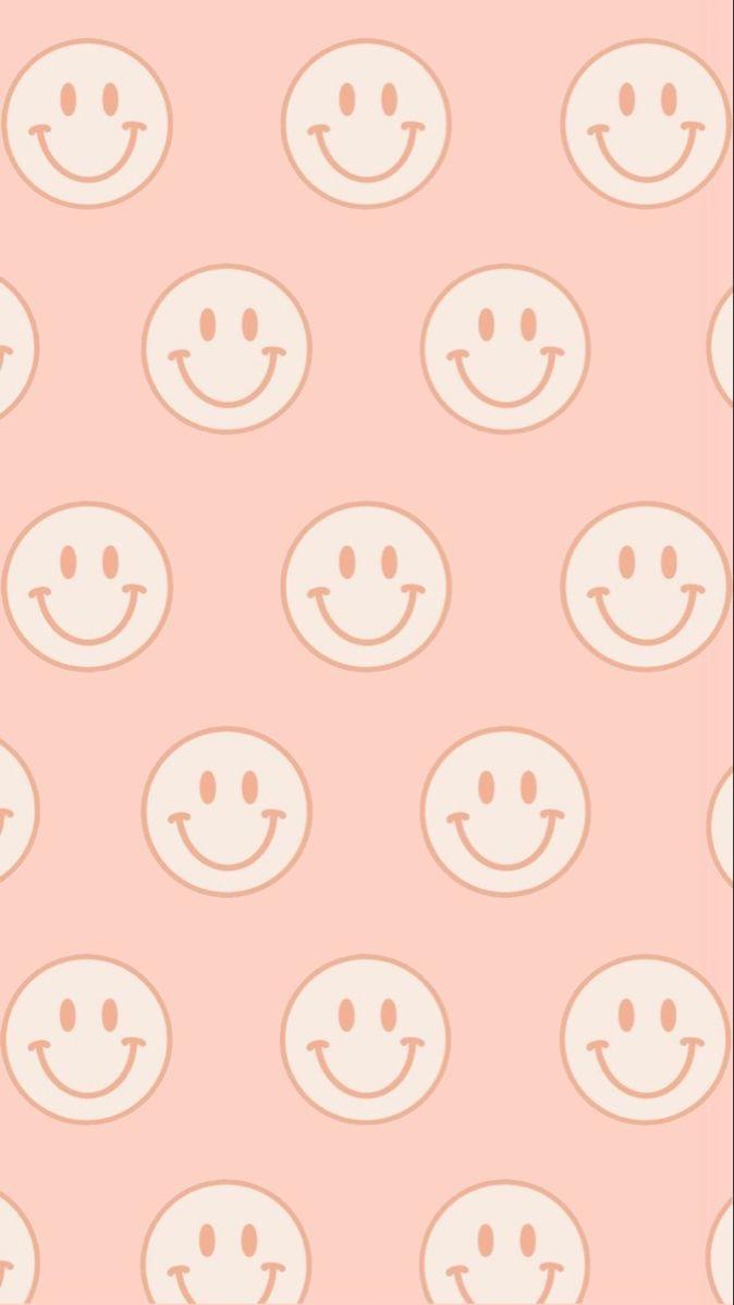 cute simple smiley face iphone background Preppy wallpaper