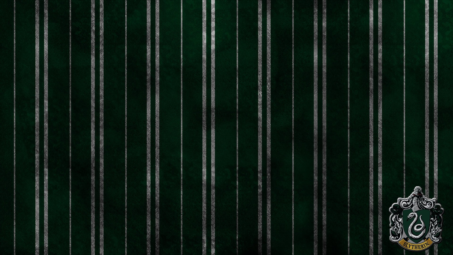 A wallpaper with a green and black striped wall. 
