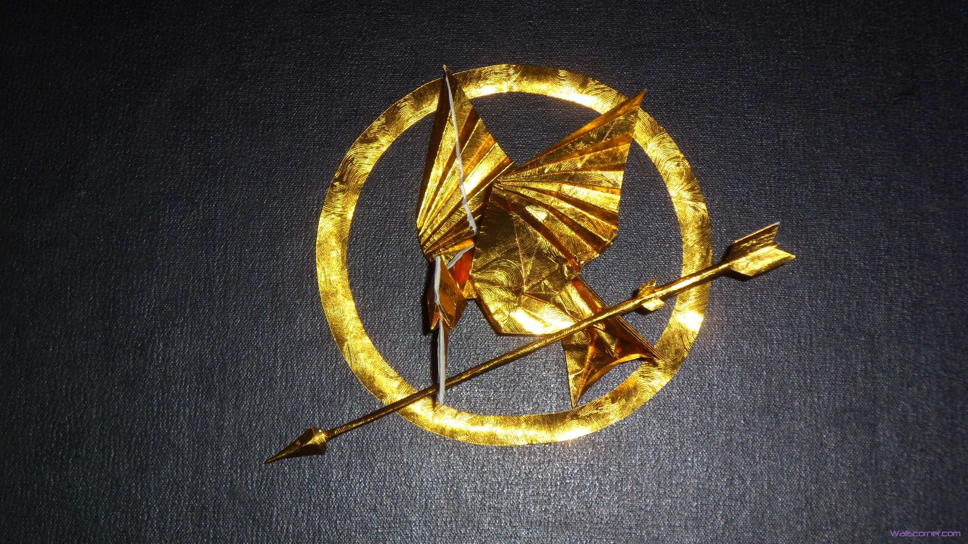  hunger games beauty origami mockingjay from hunger games hd wallpaper