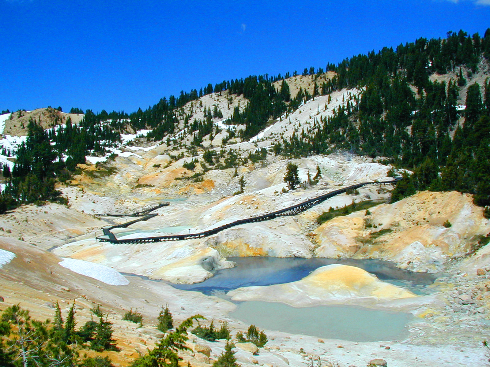 Nature Background In High Quality Lassen Volcanic National Park