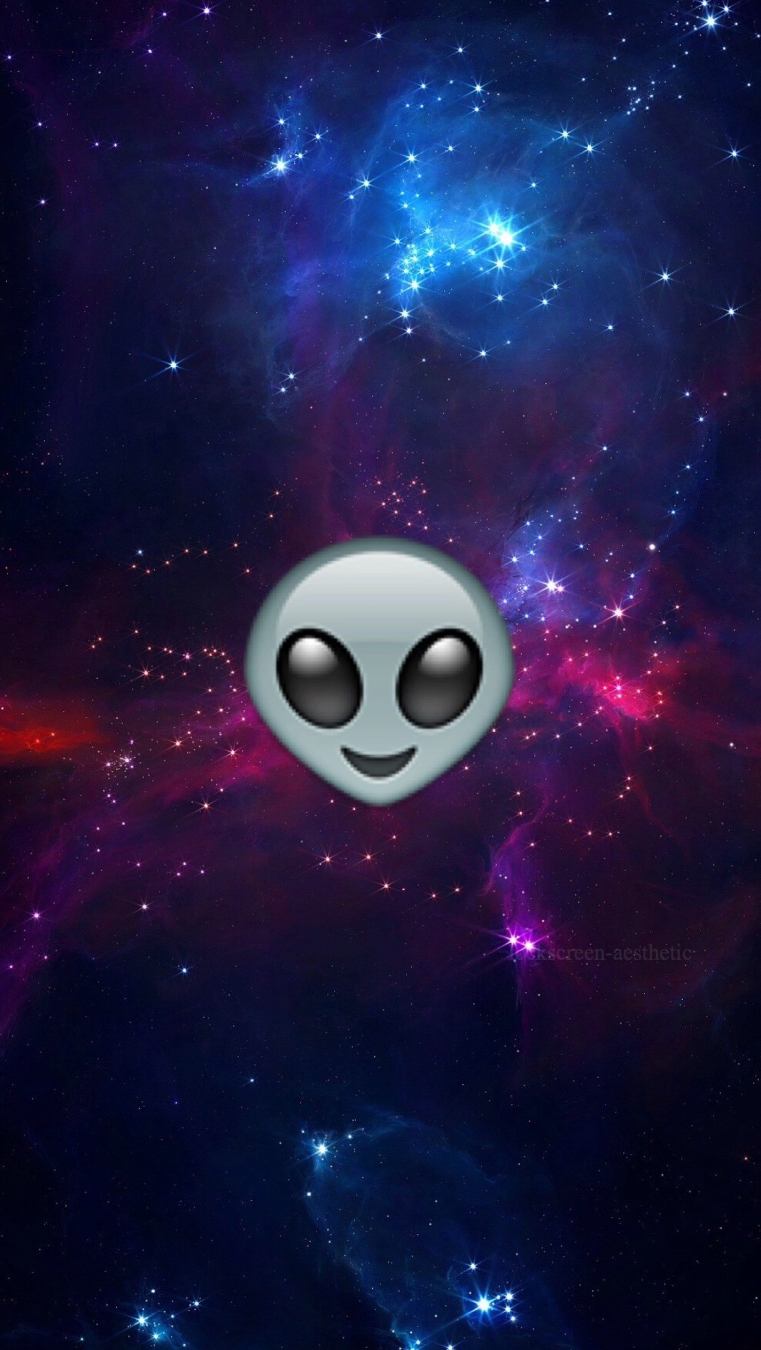 Alien Emoji Wallpaper Image
