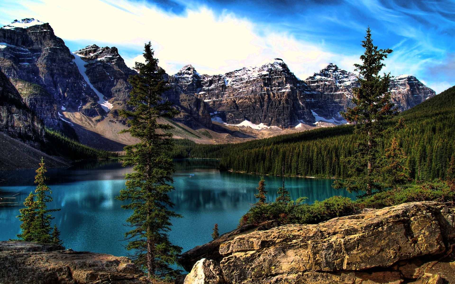 Mountain Lake Desktop Wallpaper