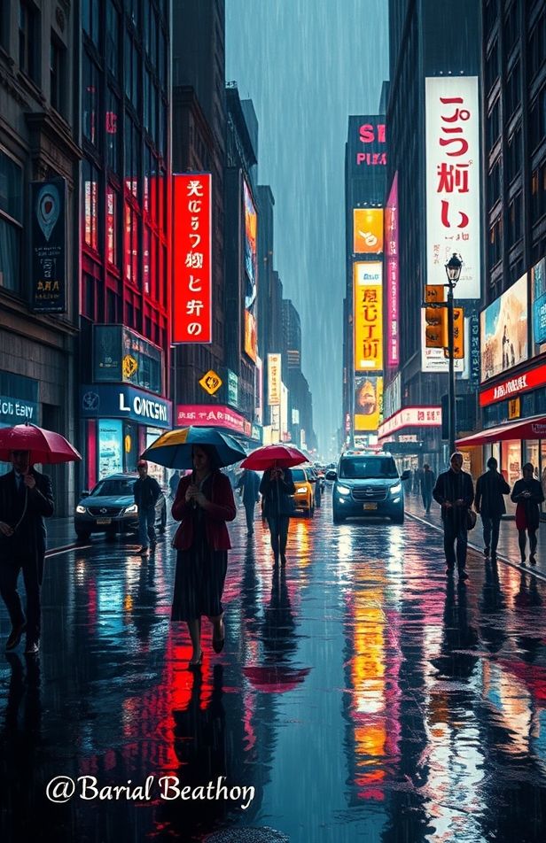 City Rain Wallpaper