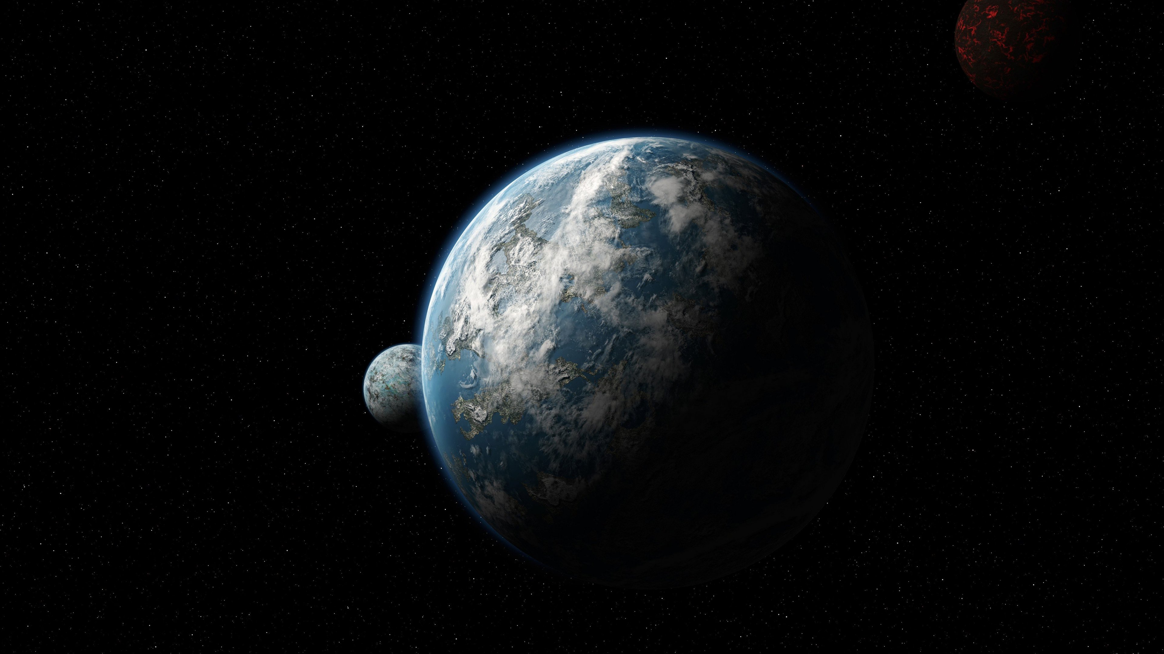 Second Earth Sci Fi 4k Ultra HD Desktop Wallpaper Uploaded By