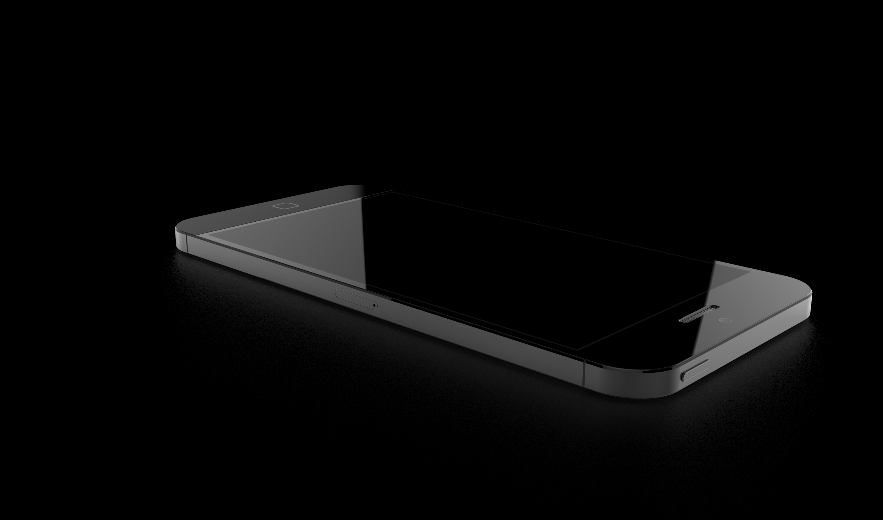 Black Apple iPhone Concept Wallpaper And Image