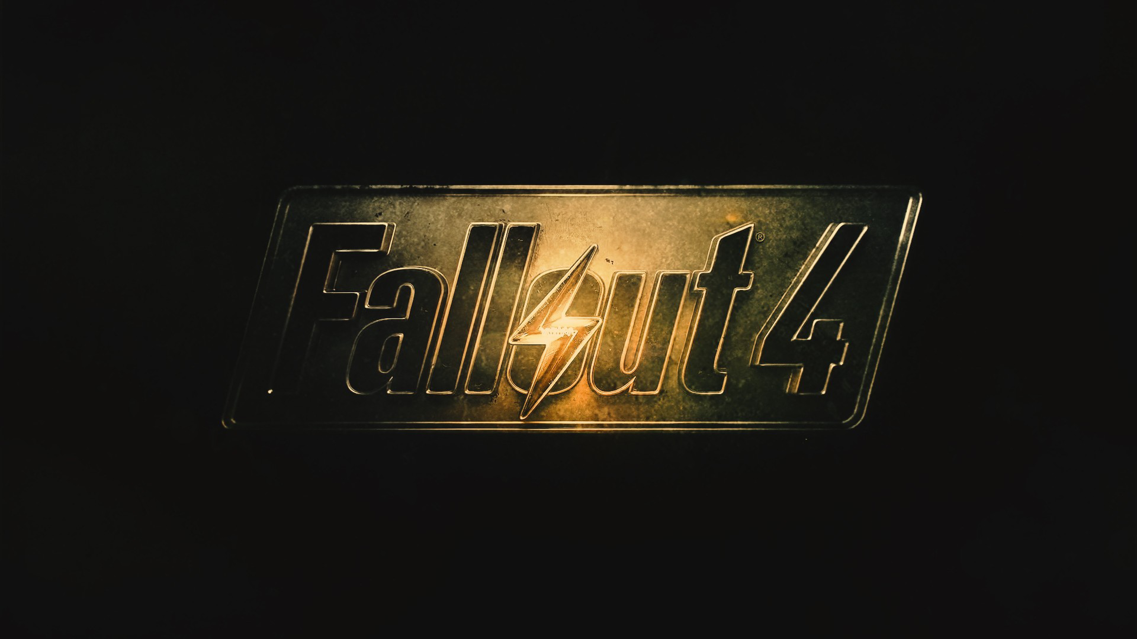 Wallpaper Fallout Logo 4k Ultra HD Background