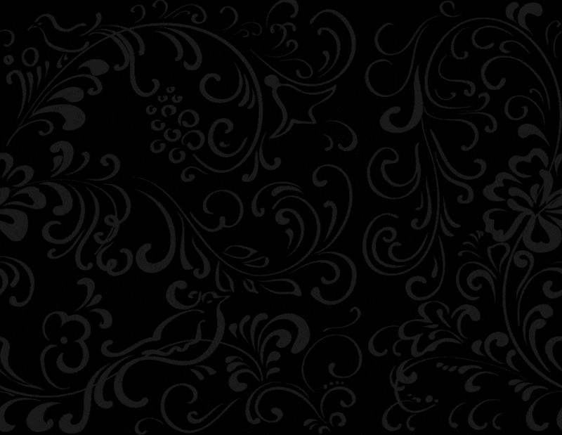 Black Floral Background See To World