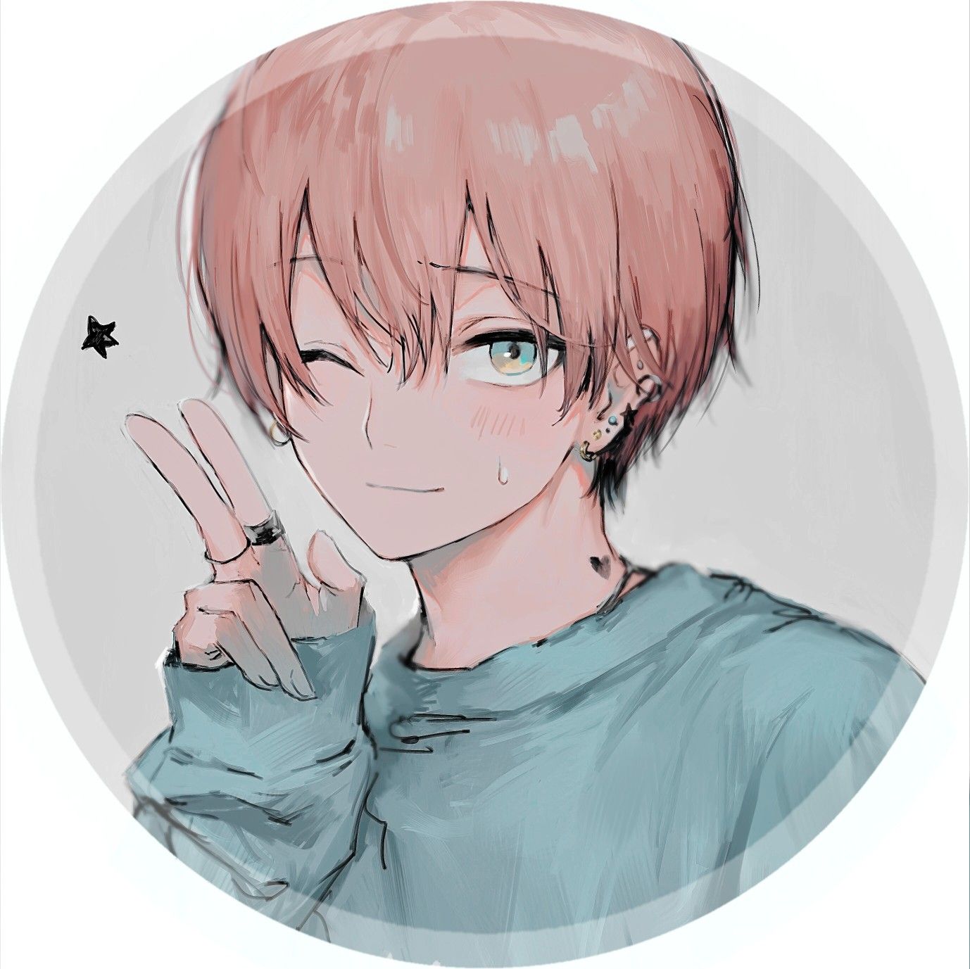 Aesthetic Anime Boy Icons Wallpaper