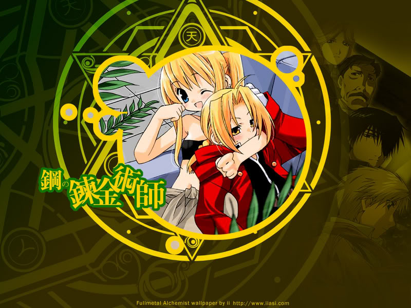Edwin Edward Elric And Winry Rockbell Wallpaper