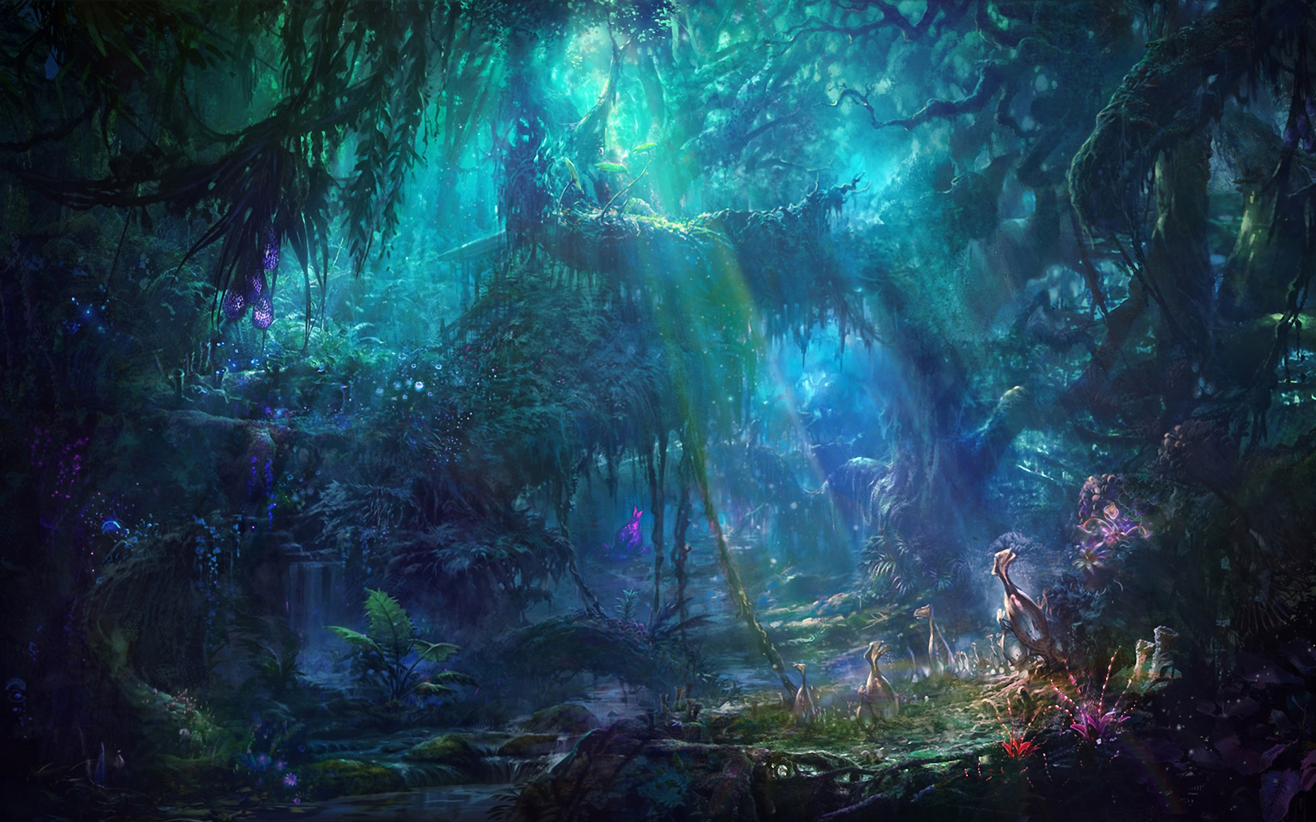 Enchanting Forest Puter Wallpaper Desktop Background