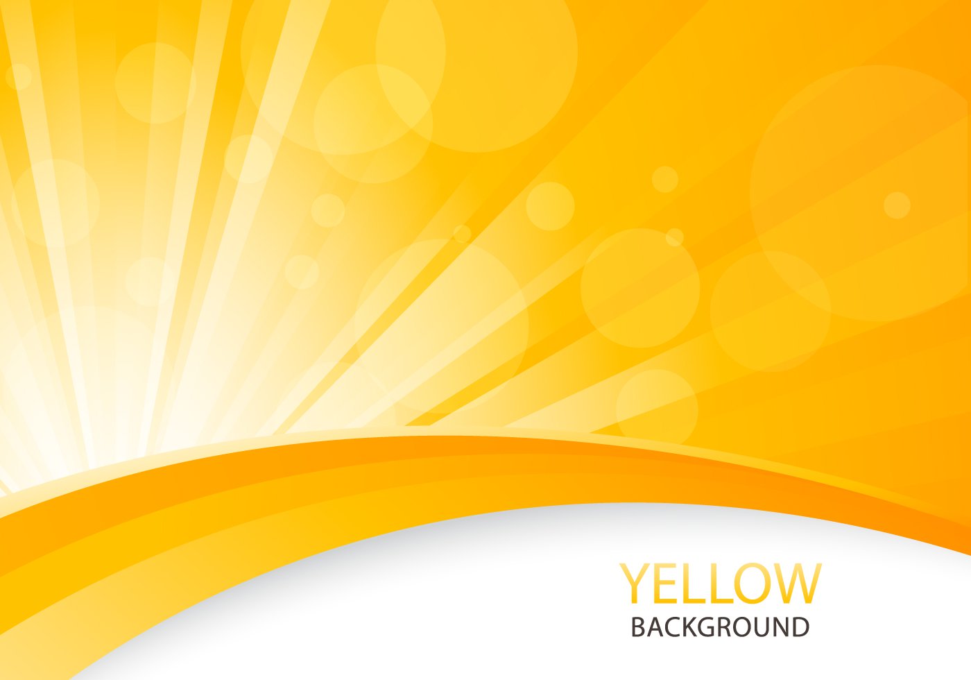 Yellow Abstract Background Vector Graphic Copyspace