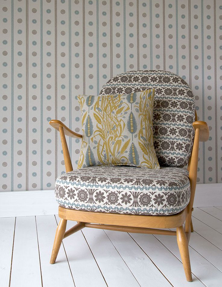 Spey Stripe A Wallpaper By Angie Lewin For St Jude S