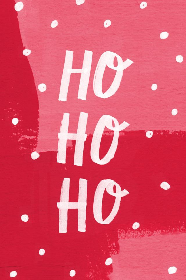 Ho With Image Wallpaper iPhone Christmas