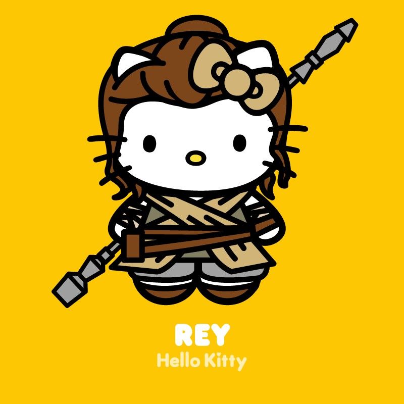 Hello Kitty Star Wars Art Pictures