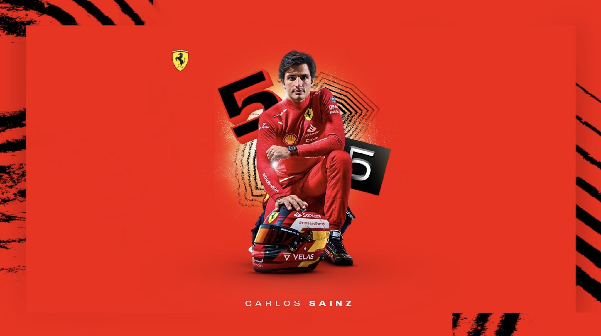 Carlos Sainz Signs Two Year Renewal With Ferrari Marca