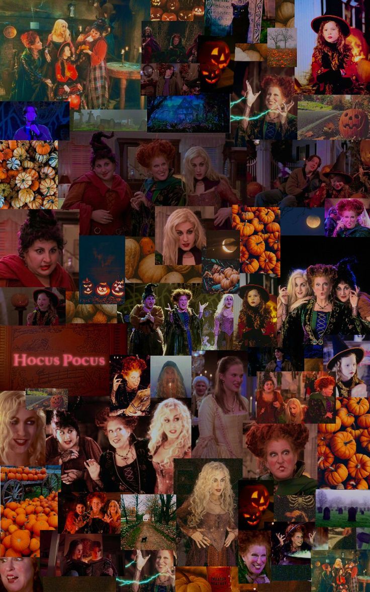 Hocus Pocus Collage Wallpaper
