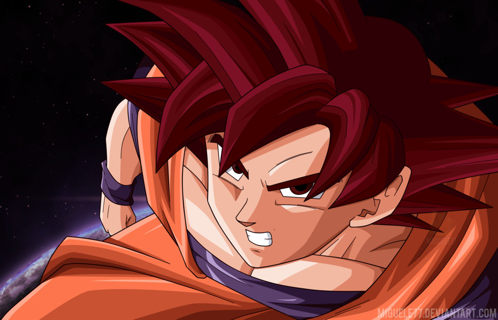 Goku Super Saiyan God Wallpaper HD By