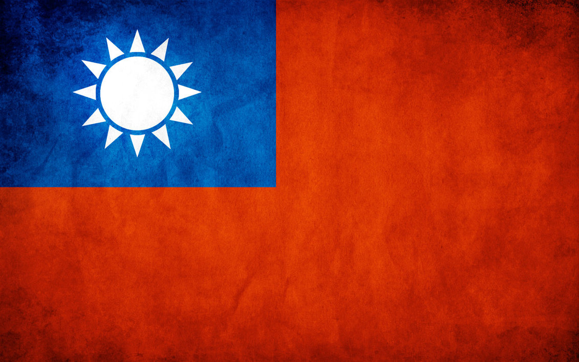 The flag of the Republic of China Taiwan is commonly