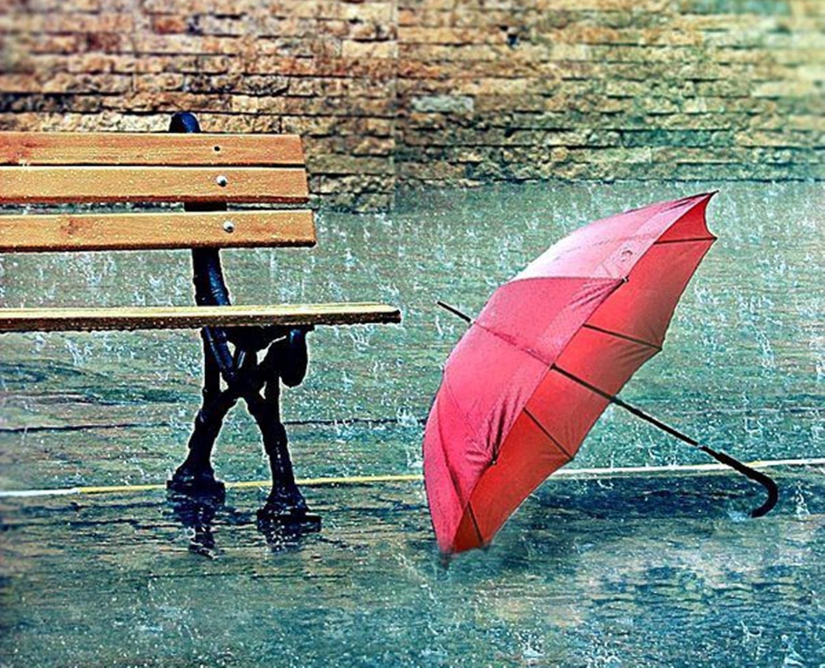 Modern Rainy Umbrella Poster Background Wallpaper Image For Free Download -  Pngtree