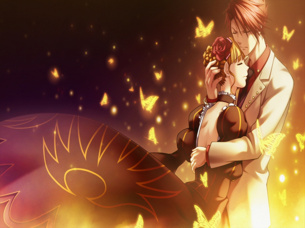Romantic Anime Wallpaper Adorable HDq Background Of