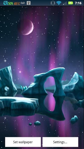 Animated Northern Lights Moving Wallpaper